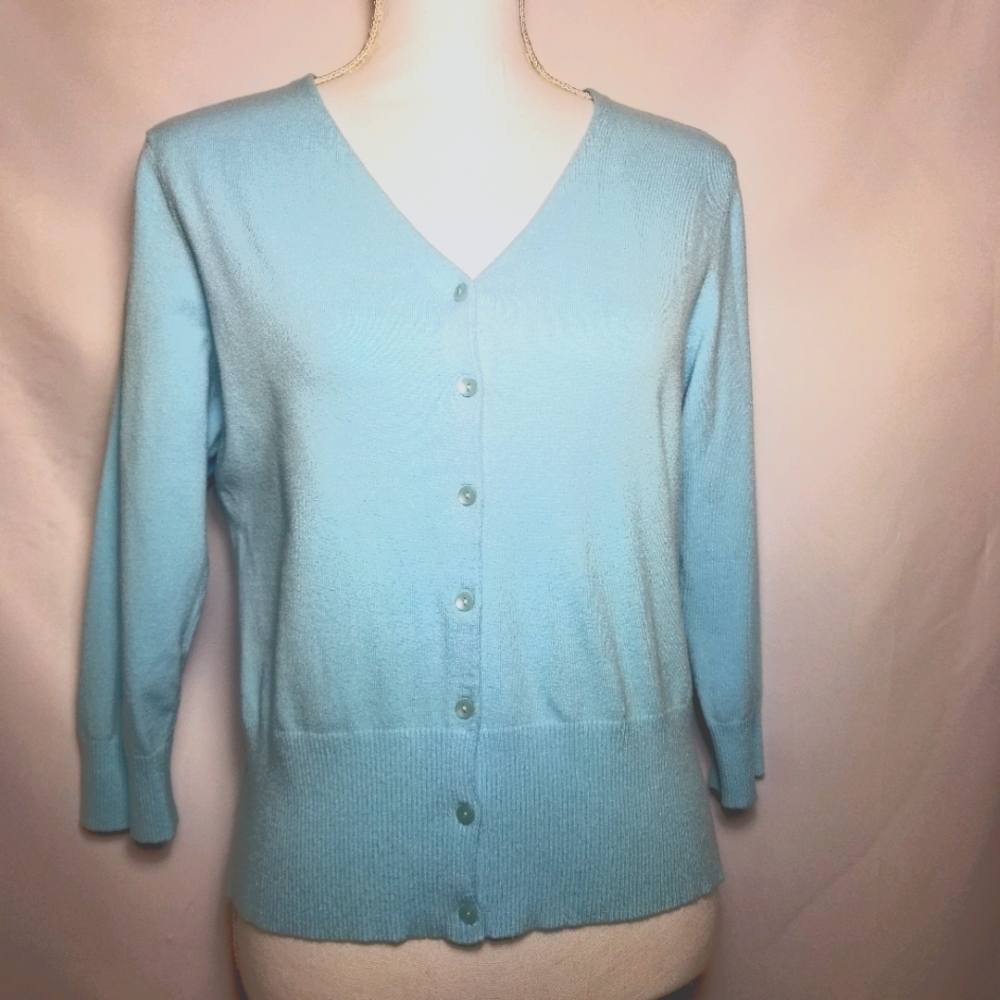 Ann Taylor Loft baby blue sweater